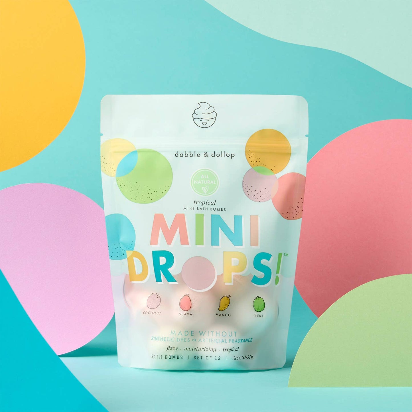 Mini Drops® Bath Bombs - All-Natural Tropical Scents
