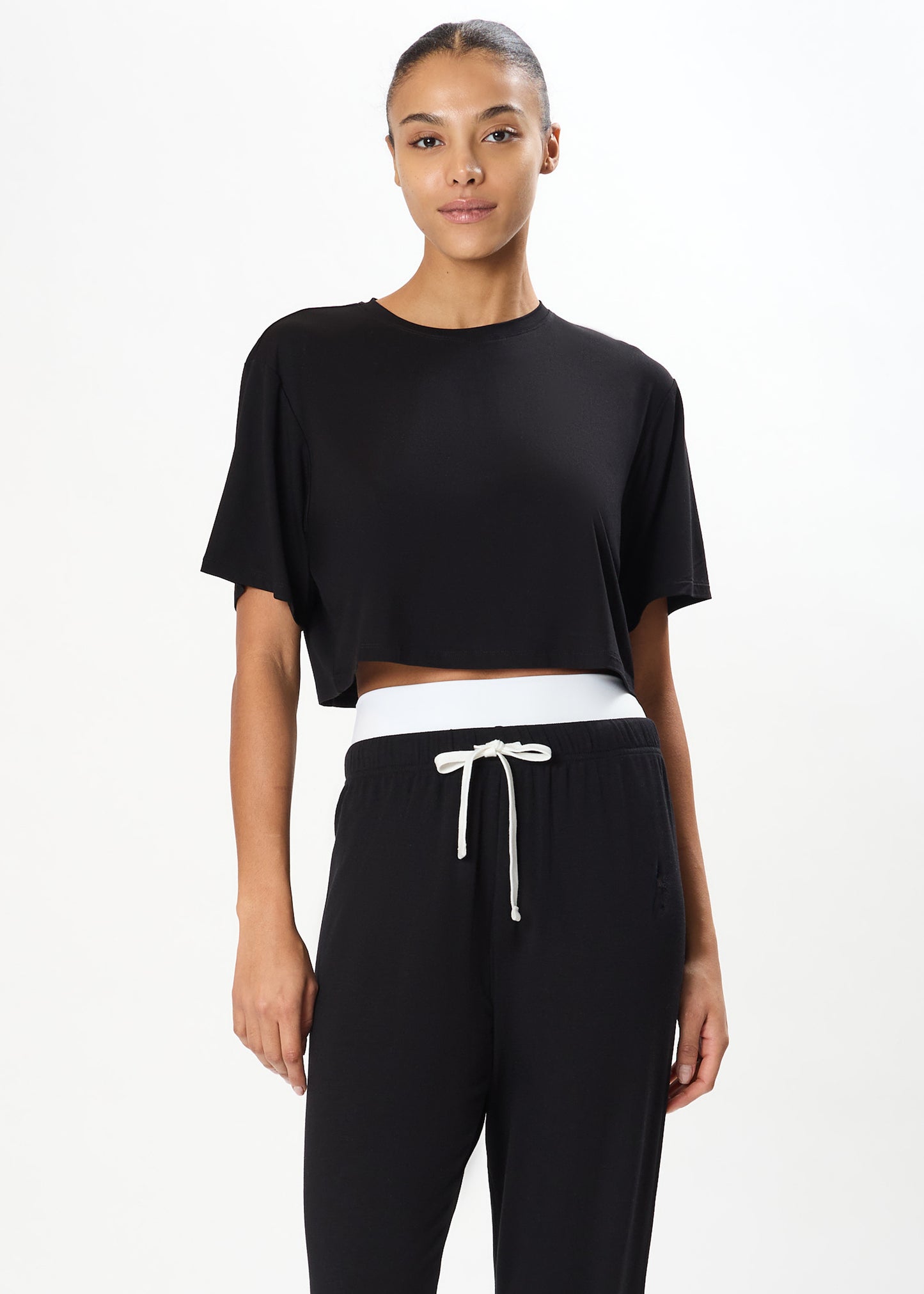 Djuna Crop Jersey Tee
