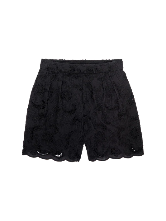Archer Lace Short Black