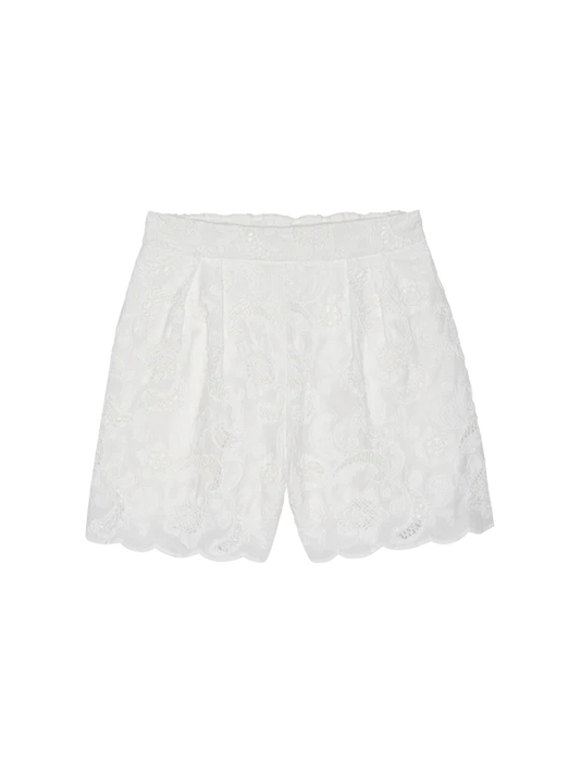 Archer Lace Short White