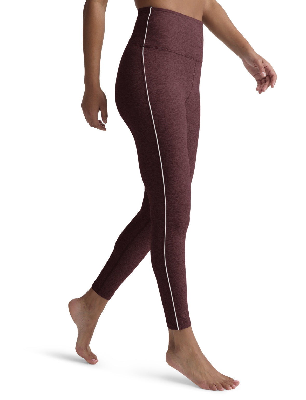 Space Dye Ready Legging in Midnight Burgundy