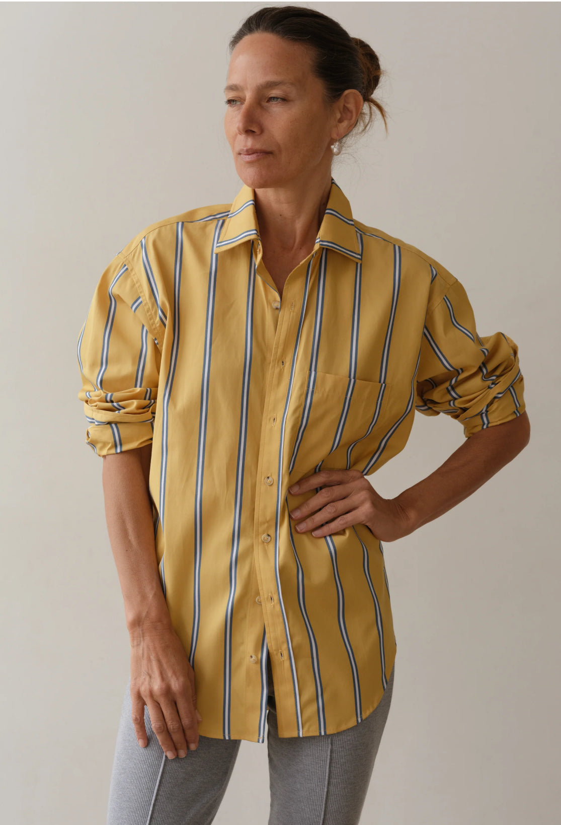 Poplin Stripe Shirt