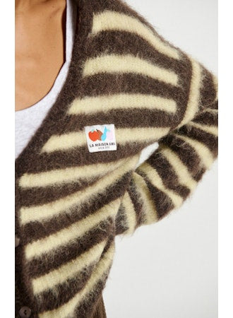 Nenbay V Neck Cropped Cardi Sweater