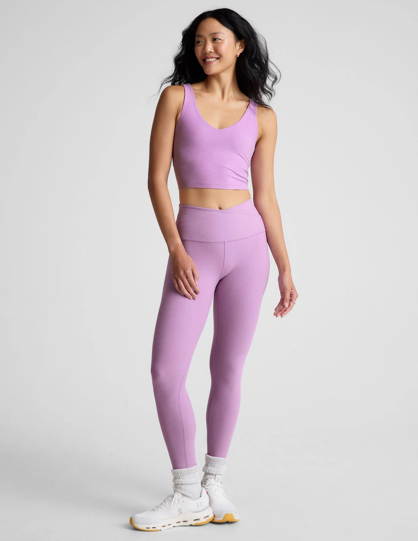 Spacedye At Your Leisure Legging - Lilac