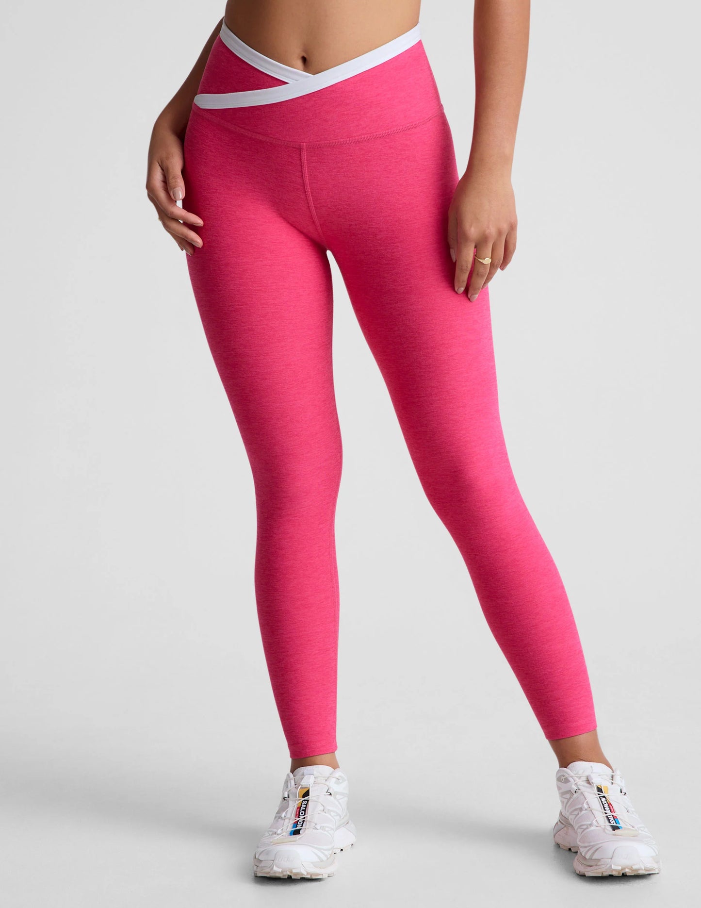 Spacedye Outlines Legging - Vivid Pink