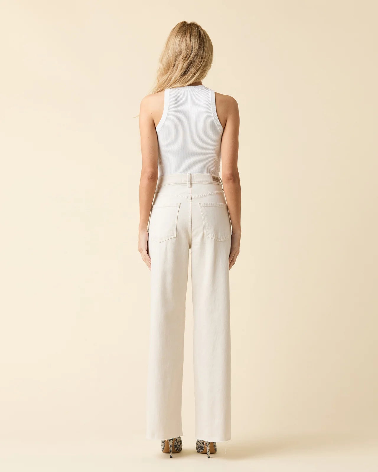 Column Jean in Bone