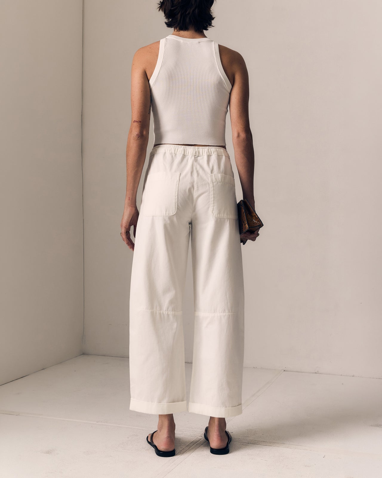 Mara Sateen Drawstring Pant