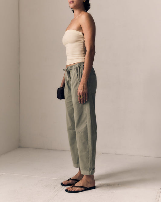 Mara Sateen Drawstring Pant