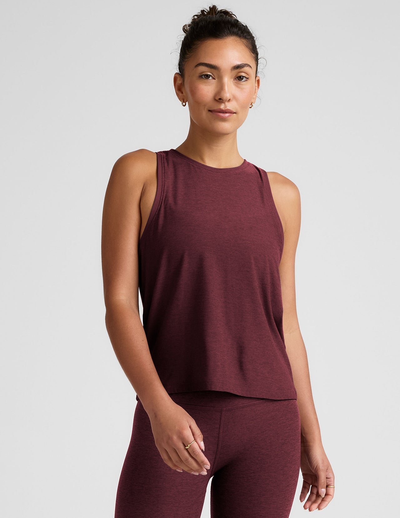 Rebalance Tank in Midnight Burgundy