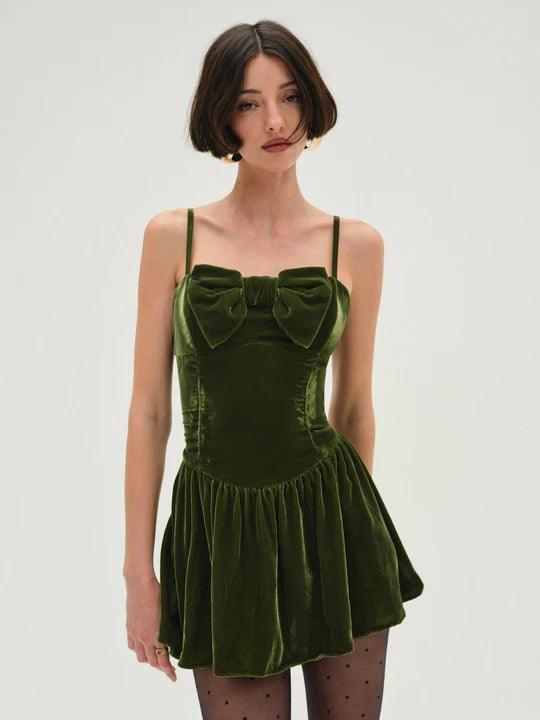 martini velvet mini dress Martini Sippin' Velvet Mini Dress