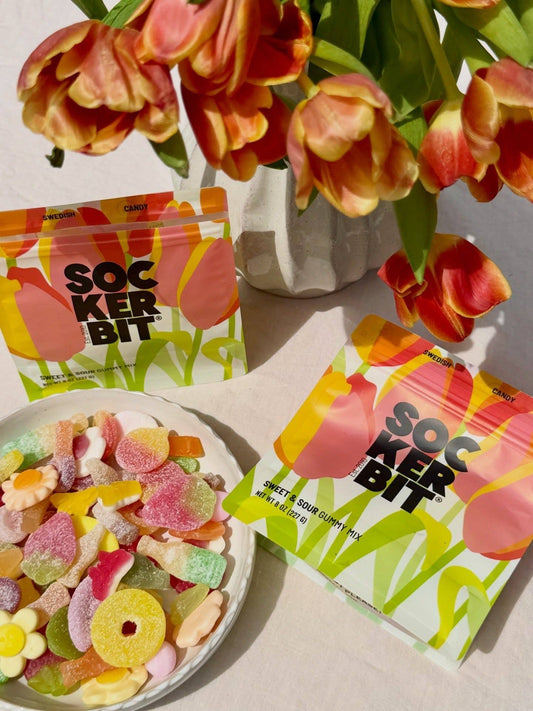 Spring Gummy Mix Swedish Candy Bag (Sweet & Sour) 8oz