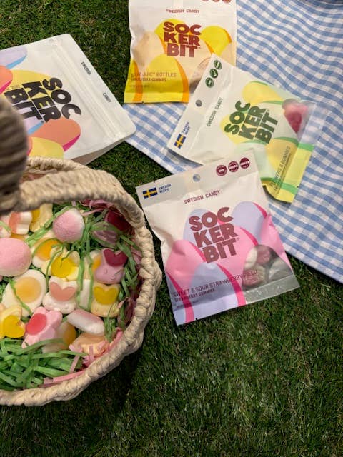 Sour Juicy Bottles Fruit Swedish Candy Bag 2.8oz Easter