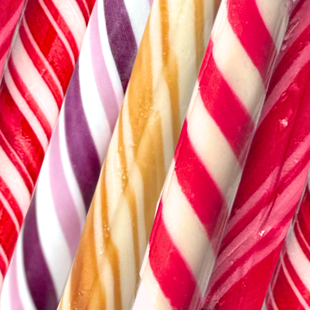 Swedish Candy Canes - Pack of 20 Assorted Flavors
