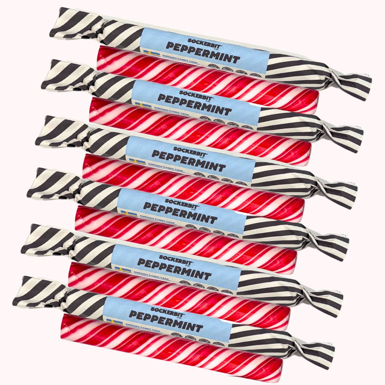 Swedish Candy Canes - Pack of 20 Peppermint
