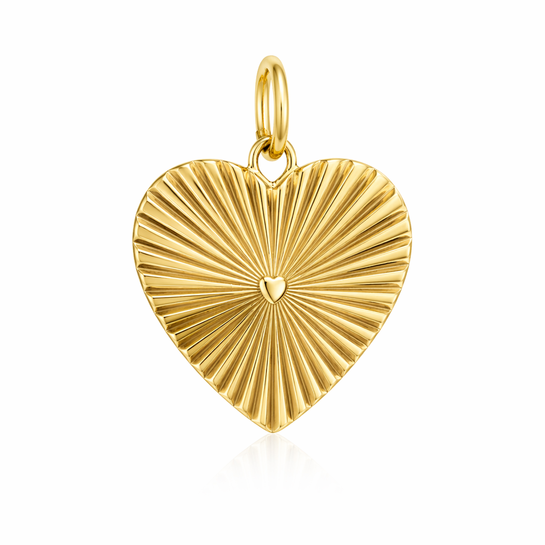 Gold Heart Charm