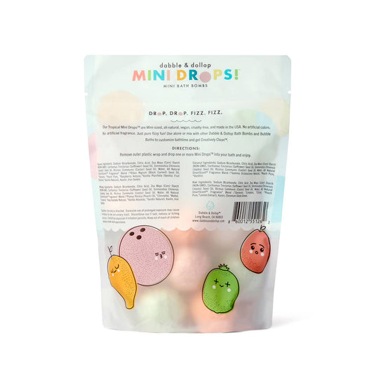 Mini Drops® Bath Bombs - All-Natural Tropical Scents
