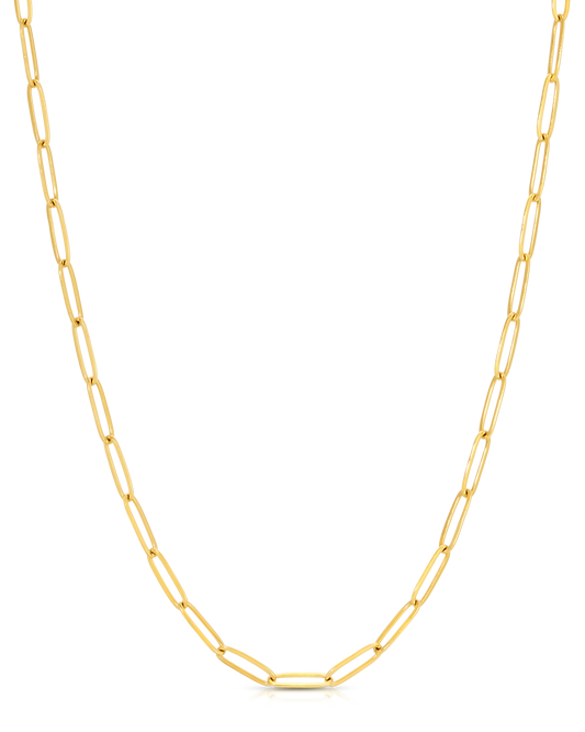 Large Flat Link Necklace