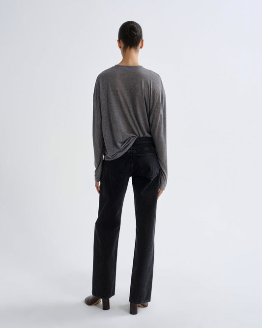 Sasha Tee in Grey Heather