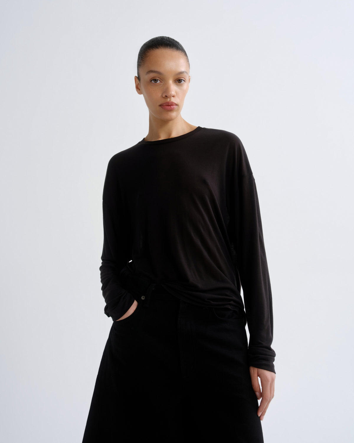 Sasha Tee in Black