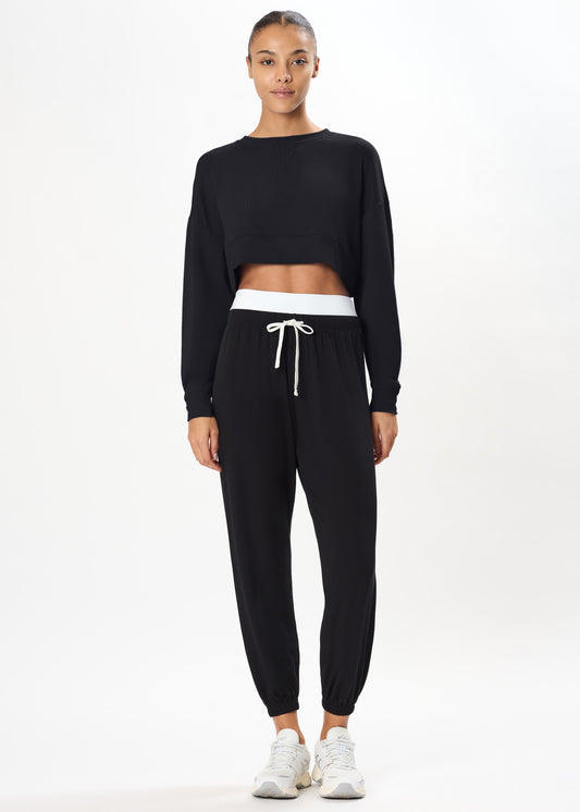Noah Fleece Crop Sweatshirt