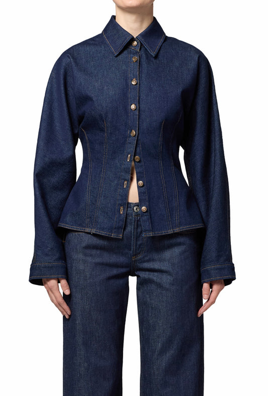 Devon Shirt in Rinse