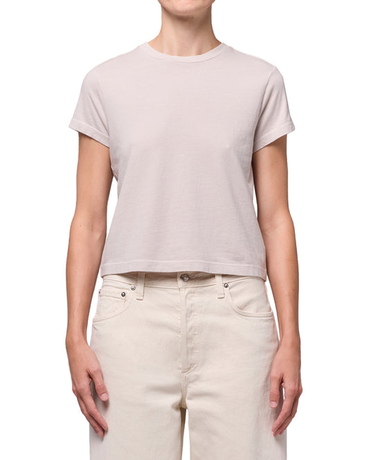 Adine Shrunken Tee White Bone