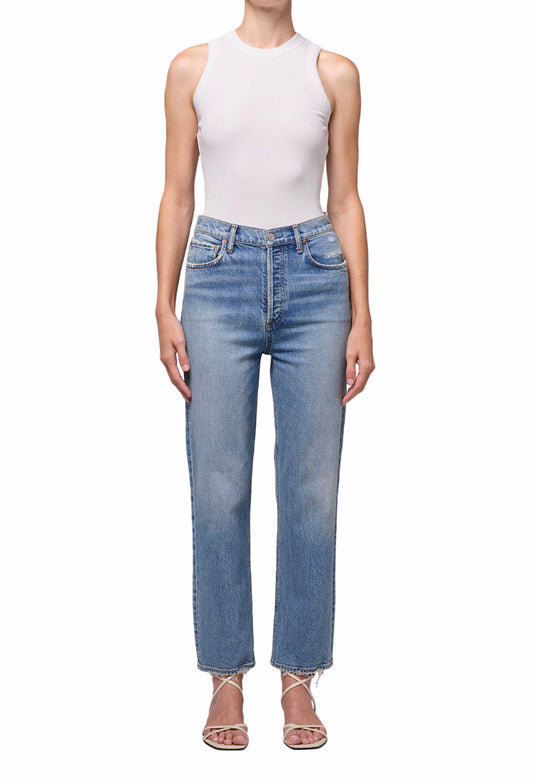 90s Pinch Waist Crop in Renew