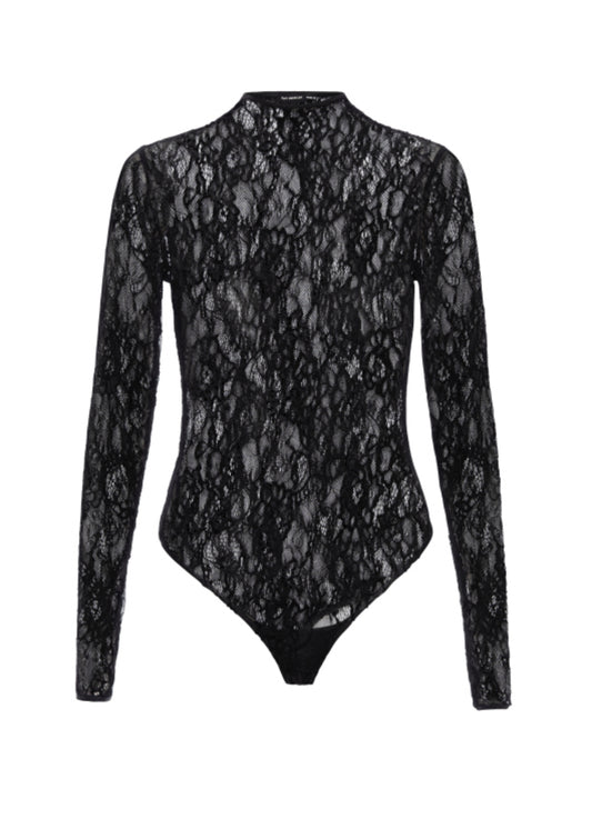 Lace Long Sleeved Bodysuit