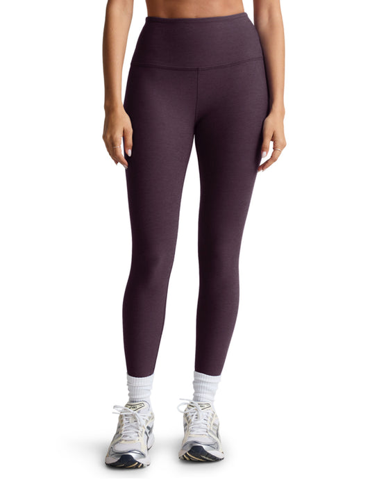 Spacedye Caught in the Midi Legging Eggplant Purple