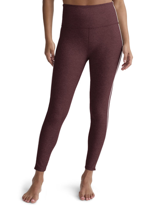 Space Dye Ready Legging in Midnight Burgundy