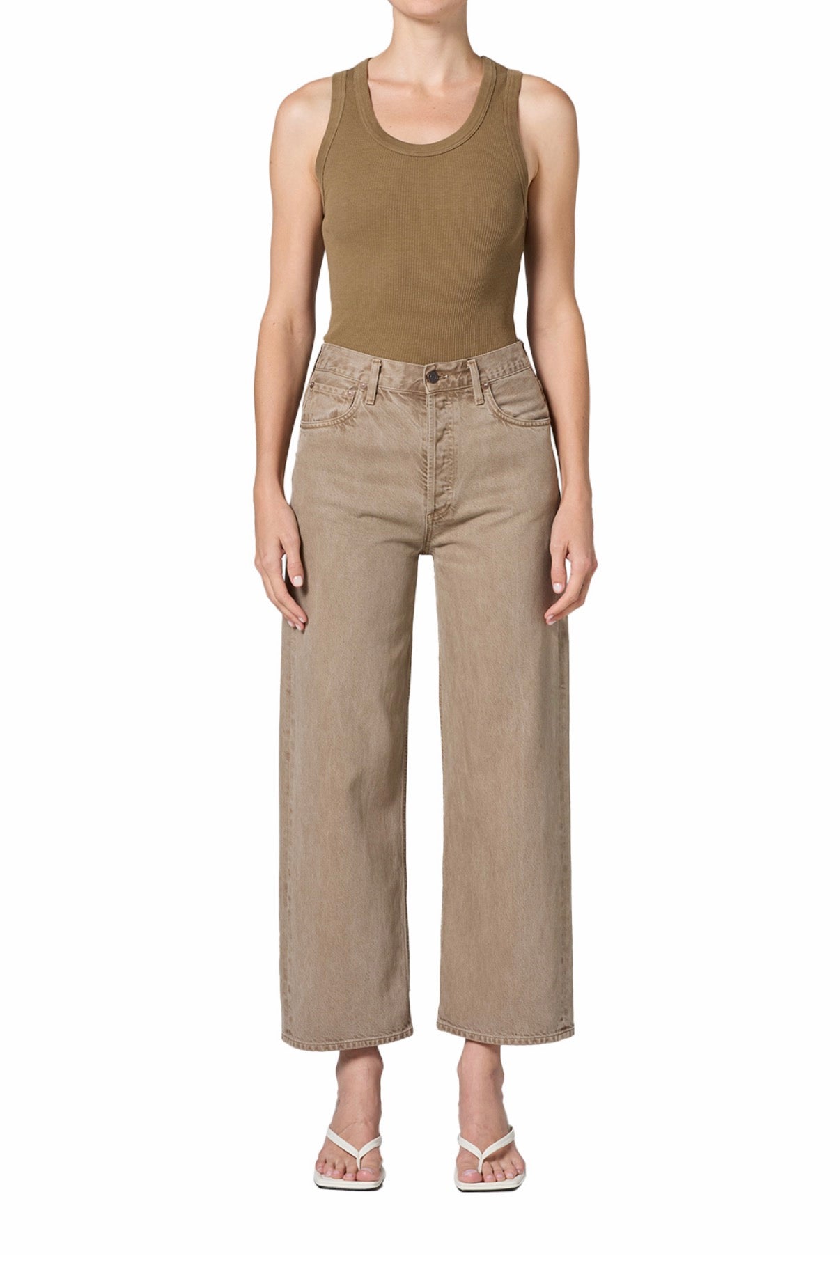 Ren High Rise Straight Crop