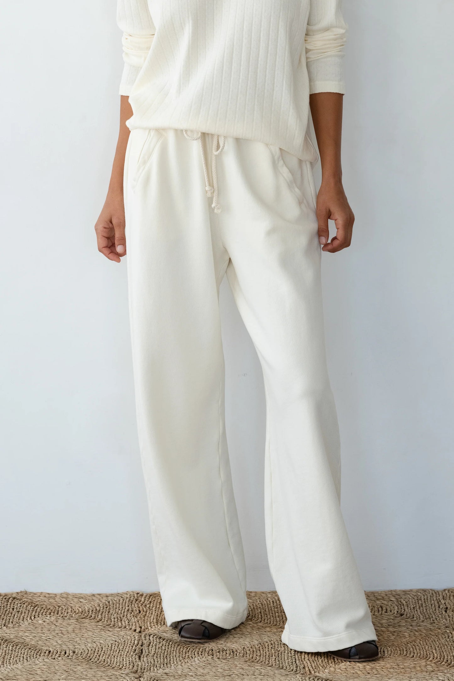 The Eco Fleece Wide Leg Sweatpant