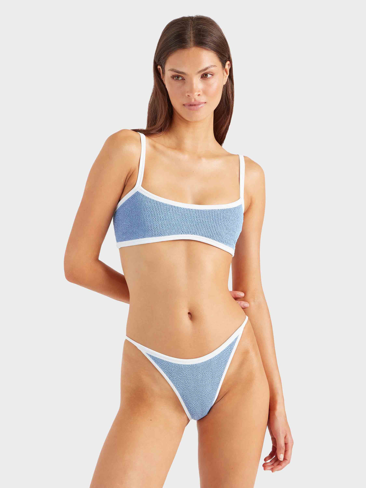 Tyler Bikini in Cornflower/White