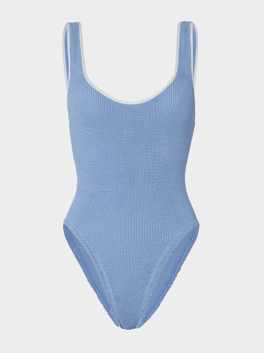 Faye One Piece Cornflower/White