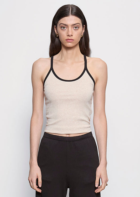 Cotton Classic Ringer Scoop Tank