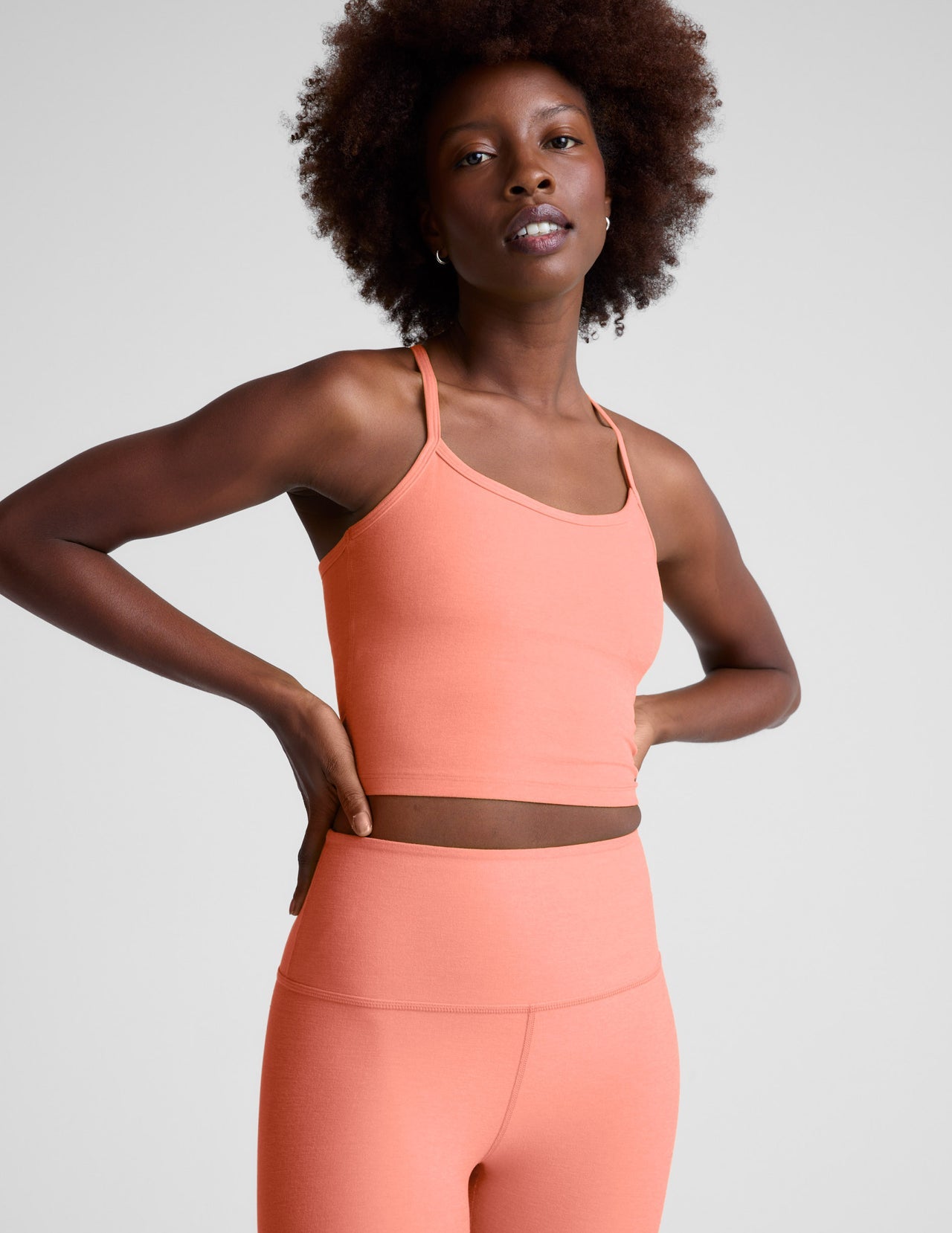 Slim Racerback Crop Tank