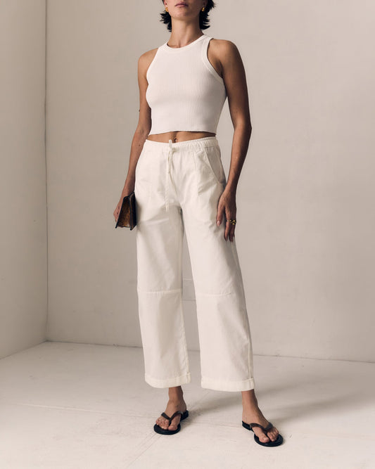 Mara Sateen Drawstring Pant