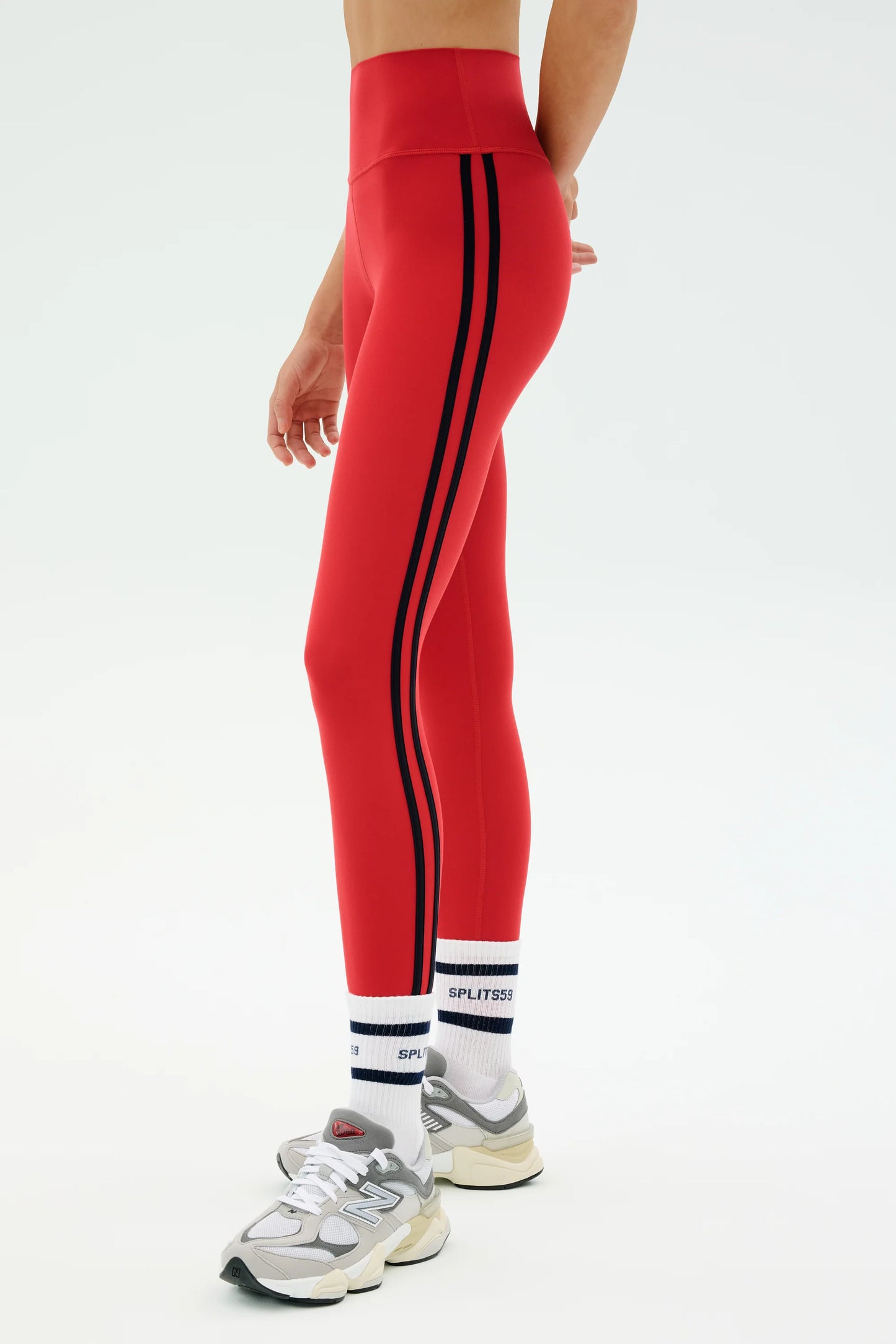 Ella High Waist Airweight Legging Pirate Red/Indigo