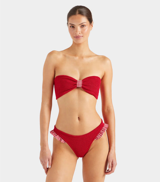 Jean Bikini Red Gingham