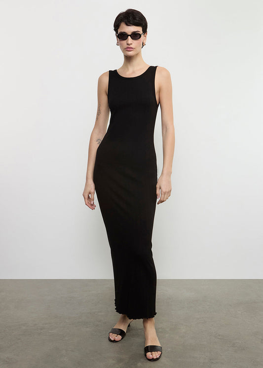 Lettuce Edge Boatneck Maxi
