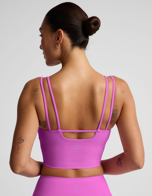 GLOWZONE Strappy Crop Tank