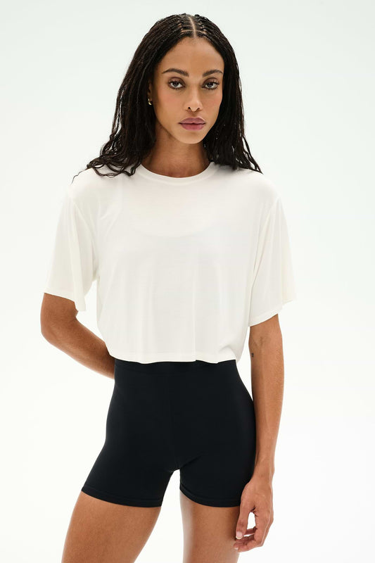 Djuna Crop Jersey Tee