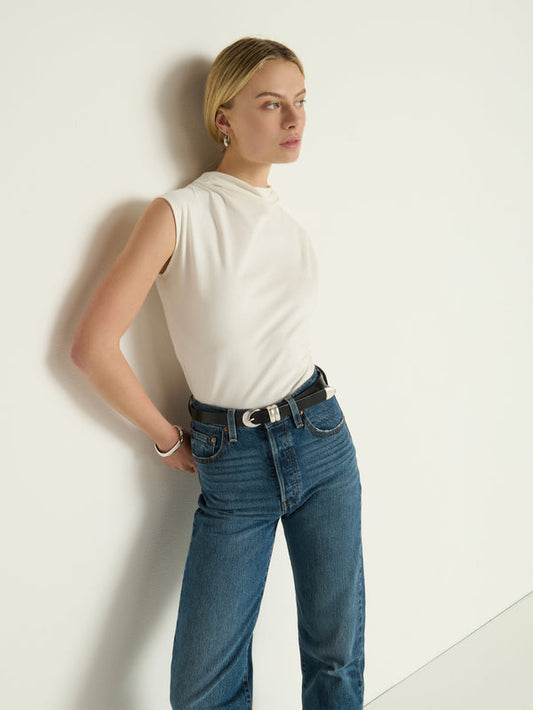 Lulu Mock Neck Top