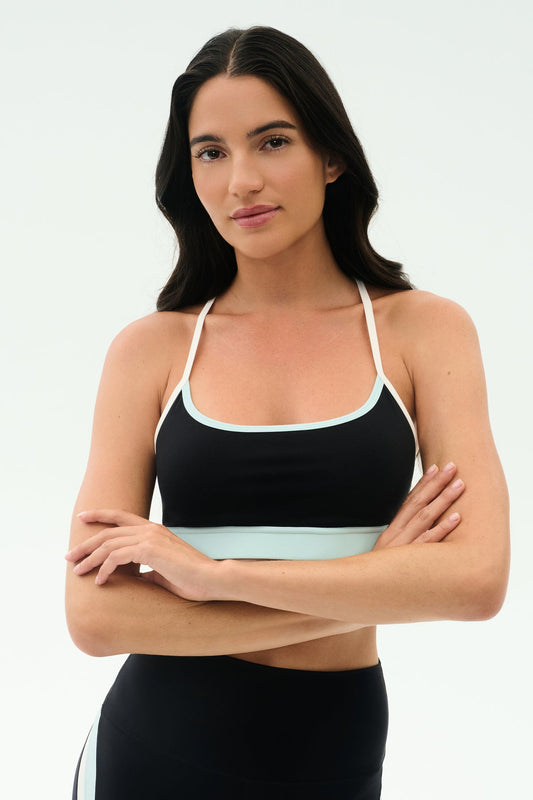 Emerson Airweight Bra in Black/Ice
