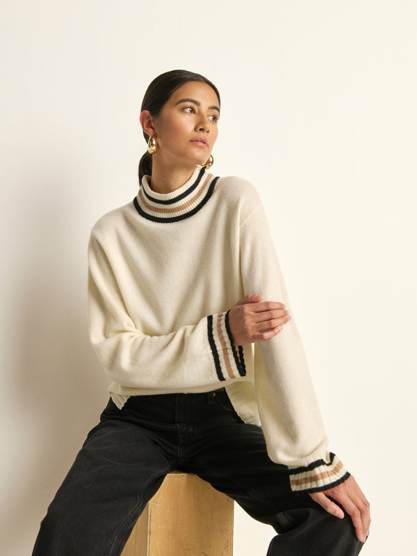 Tommi Mock Neck Sweater