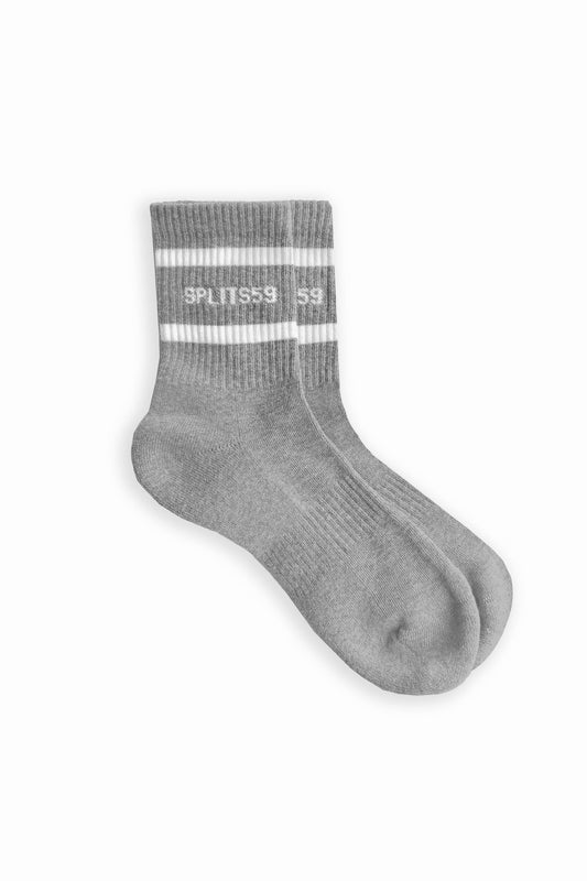 Logo Stripe Quarter Sock
