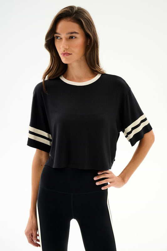 Djuna Crop Jersey Tee