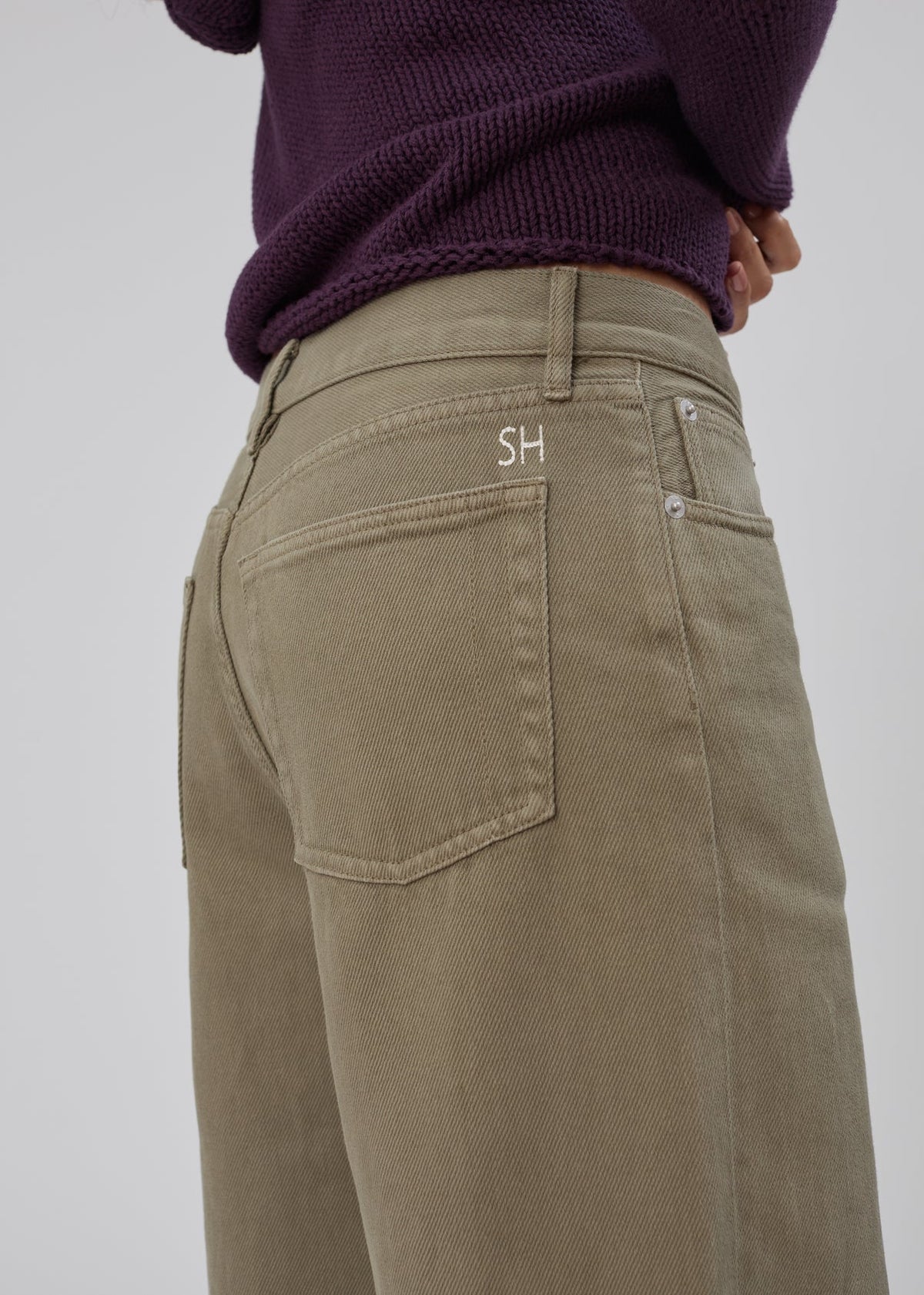Everyday Jean in Army Green