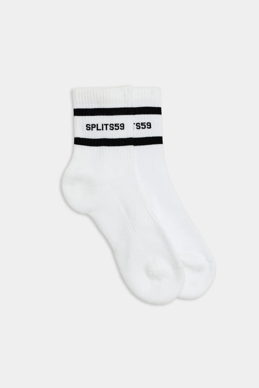 Logo Stripe Quarter Socks Set