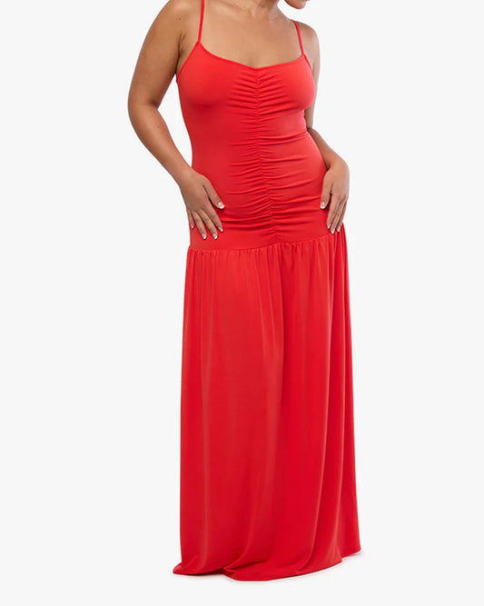Rushed Front Scoop Maxi